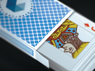 Custom pack of cards cards illustration