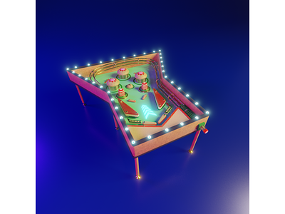 Y of Playground Christmas 3D Typography 36 days of type 3d b3d blender christmas cute design graphic design lettering low poly motion graphics pinball playground type face typography