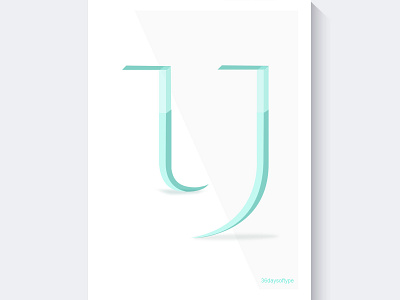 Letter U 36days branding design freelance graphic graphic design illustration illustrator lettermark logo manupilation photoshop poster posterdesign typography vector