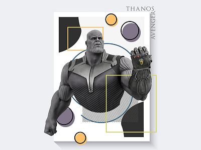 Thanos l Avengers animation avengers avengersendgame branding character design freelance graphic graphic design illustration illustrator manupilation photoshop poster poster design thanos vector
