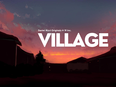 Village Art© Digital Art + Poetry
