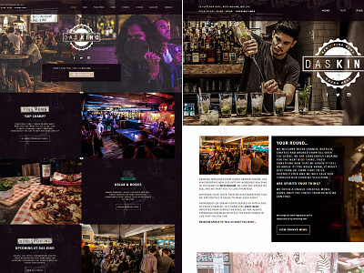 Das Kino bar homepage responsive restaurant