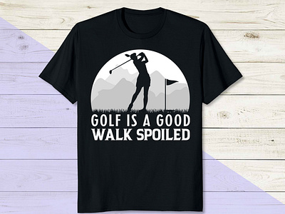 Golf is a good walk spoiled golf is a good walk spoiled golf t shirt mens t shirt design