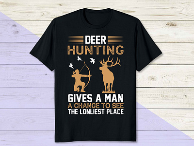 Hunting T shirt mens t shirt design