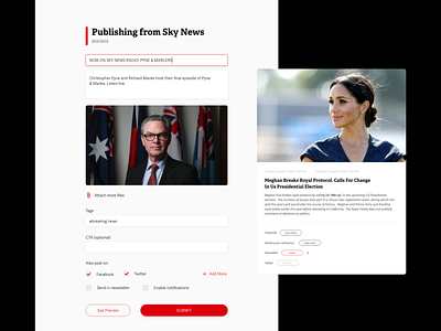 Sky News Australia design ui ui design webdesign
