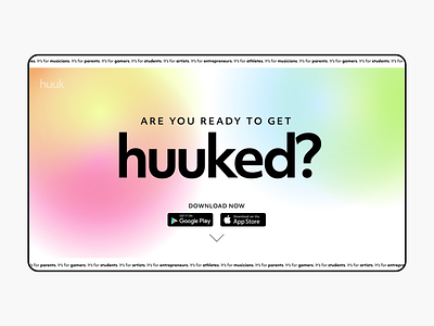 Huuk appdesign branding design socialmeadiaapp socialmedia ui ui design webdesign