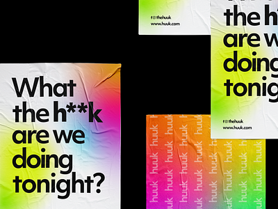 huuk branding design graphicdesign logo poster posters prindesign print type typography