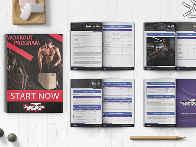 Custom PDF Workout Builder with Exercise Illustrations