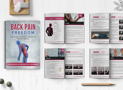 Fitness Book book design book formatting corporate design corporate pdf cover design design fitness book graphic design
