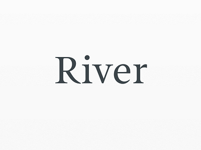 River identity identity design logo river startup