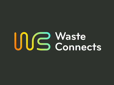 Logo Waste Connects identity identity design logo