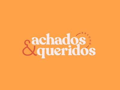 Logo Achados e Queridos brand brand identity branding design logo logotype