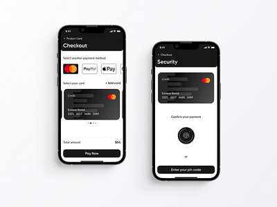 Credit Card Checkout concept