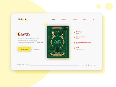 Book Store - Landing Page