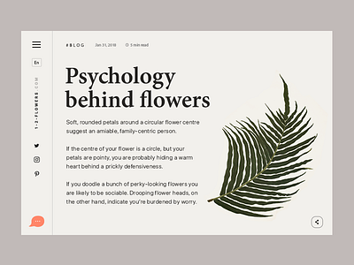 Article Page #2 in Floristic Blog