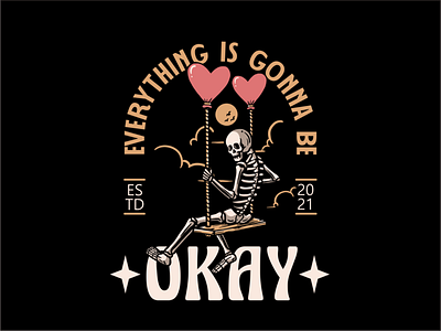 Skull In Swing Love