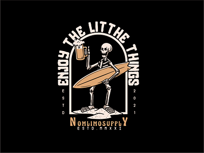 Skull Chill The Beer
