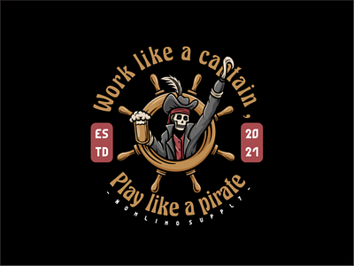 Skull Captain Pirates