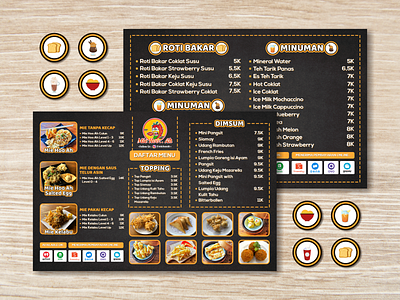 Mie Hoo Ah (Restaurant Menu Re-Design) branding coreldraw design graphic design illustration noodle