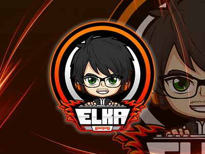 Elka Gaming (Esports Logo Style)