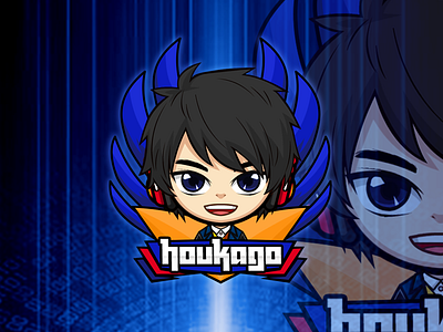 Houkago (Esports Logo Style)