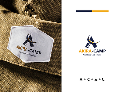 AKIRA-CAMP Logo and Mockup Design adobe branding collection coreldraw design graphic design logo mockup outdoor photoshop vector