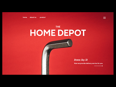 The Home Depot Web Design branding design illustration typography ui ux web