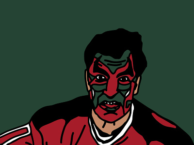 David Puddy (Gotta Support The Team) david puddy devils el diablo illustration new jersey puddy seinfeld tv