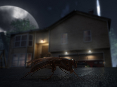 "Cockroach scene 3D animation" CGA Belgrade 3d animation 3d art 3d modeling cgi vfx
