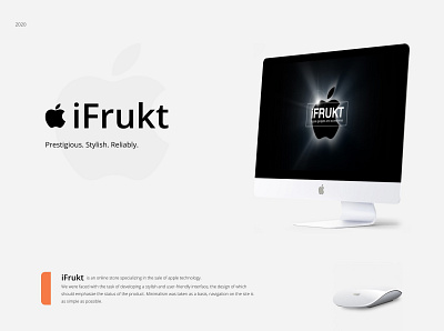 iFrukt online store app apple branding design ecommerce graphic design icon logo onlineshop php ui uiux webapp webdesign webdevelopment website