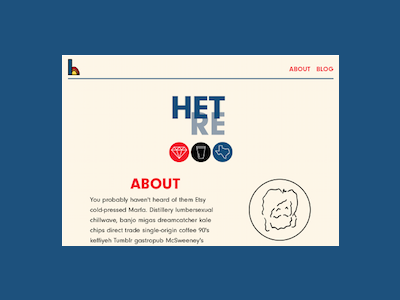 About Page about page about logo icons portfolio site web design