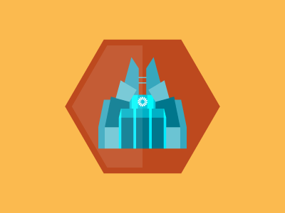Frost Tower Icon jmc100days shapes frost tower illustrator atx austin icon