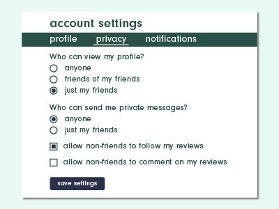 user account settings account settings dailyui form settings ui