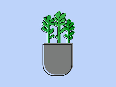 houseplant houseplant illustration offset plant