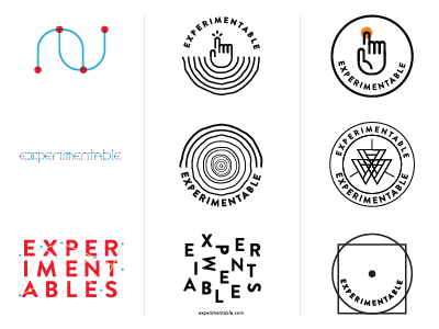 Experimentable Logo analyzation branding connect the dots data design experiment exploration logo logos variations