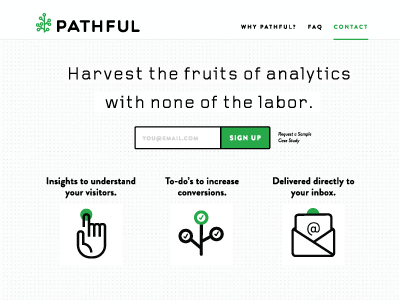 Pathful analytics branding connect the dots data growth insights logo startup tech tree