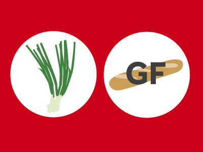 Veg/GF Icon Set design food french quarter gluten free icon set icons illustrator vegetarian