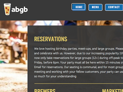 ABGB Redesign abgb branding color design grid html logo redesign rwd sass typography