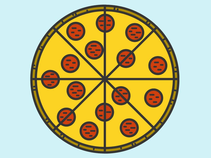 Pizzza by Dawn Delatte on Dribbble