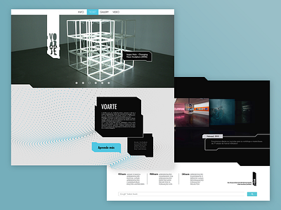 Art festival interface design design graphic design ui web