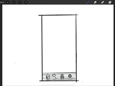 learning to wireframe sketch on procreate design ipad procreate ux wireframes