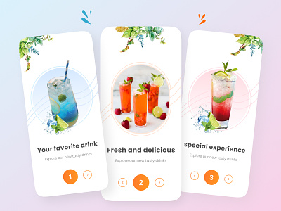 Fruit Juice App app app design design fresh fruit fruit juice graphic design juice app light minimal ui uiux