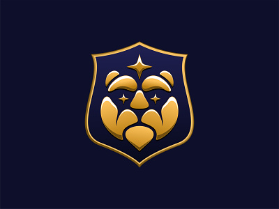 Panda Emblem Logo