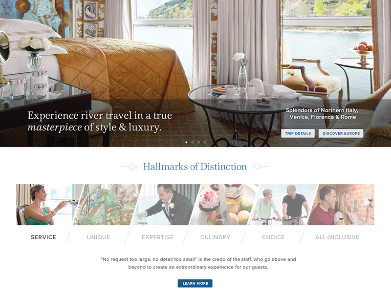 Travel Website Design website design travel luxury travel website css