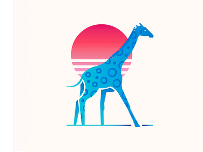 Blue Giraffe