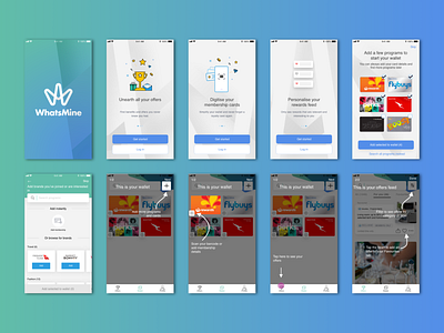 Loyalty App Onboarding Flow loyalty mobile app onboarding retail ui ux