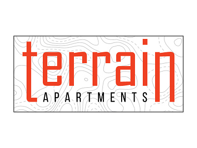 Terrain Apartments apartment apartments logo logo design terrain