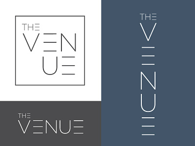 The Venue branding design