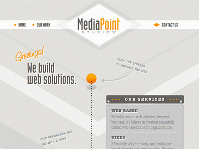 MediaPoint Studios diamond home services sphere website