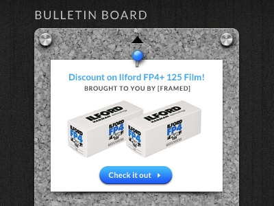 Bulletin Board blue board bulletin cork film framed grayscale photography pin pushpin